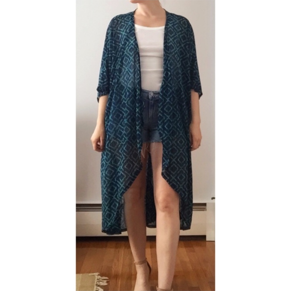 H&M Kimono Duster Open Cardigan Size small